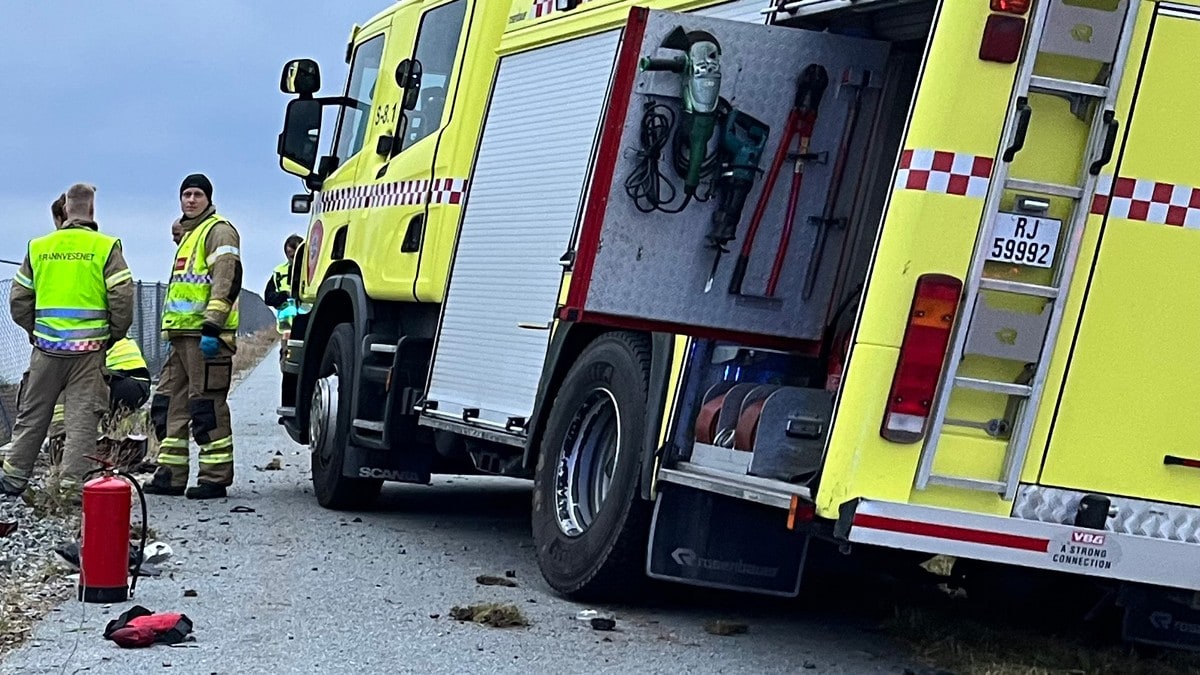 Person kritisk skadd i bilulykke i Rogaland