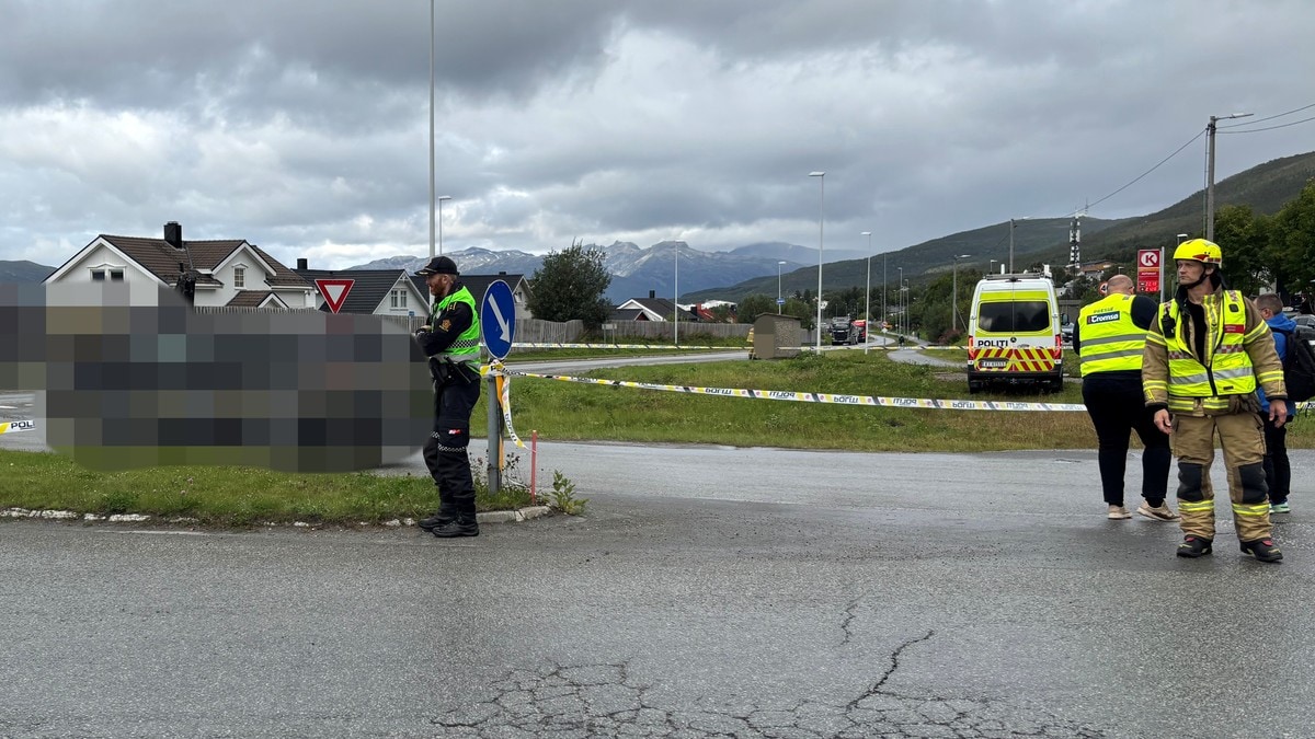 Alvorlig MC-ulykke i Tromsø: Fører sendt til sykehus