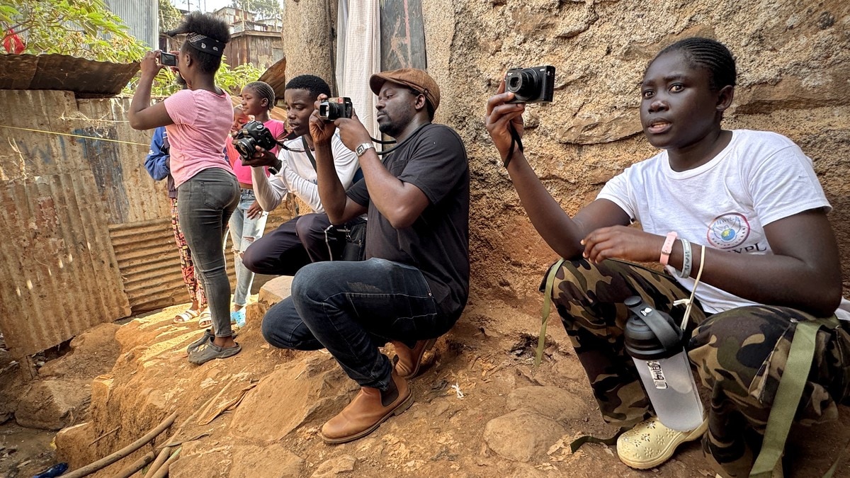 Dei jaktar på det vakre i slummens kvardag