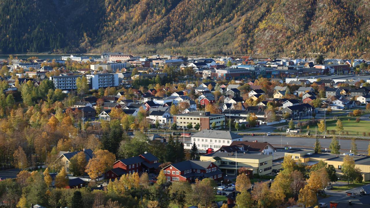 Overblikksbilde av Mosjøen