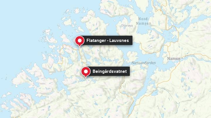 Vogntog i bergveggen i Flatanger - en person skal være alvorlig skadd