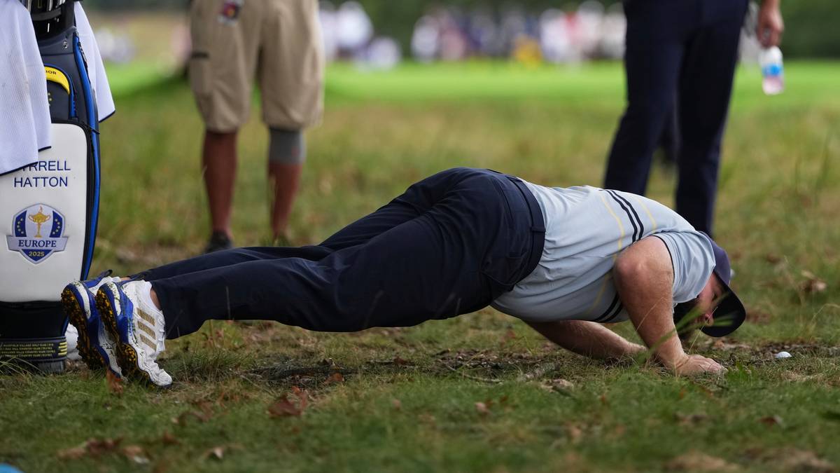 Fikk plutselig pinne-problemer: Her ligger superstjernen langflat