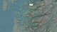 Faksimile: Flightradar kart med luftambulanse på vei