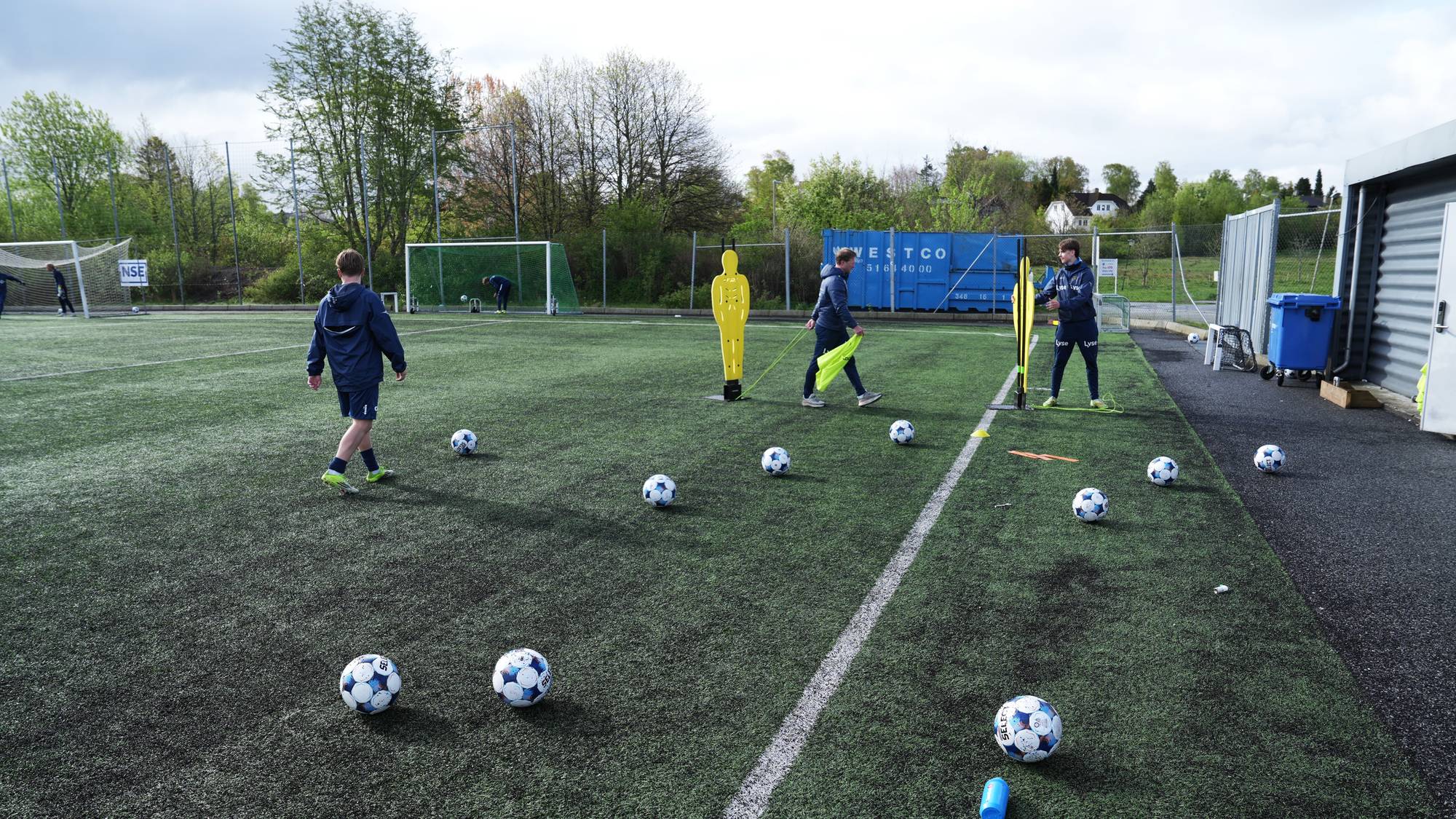 Vikings juniorlag etter trening