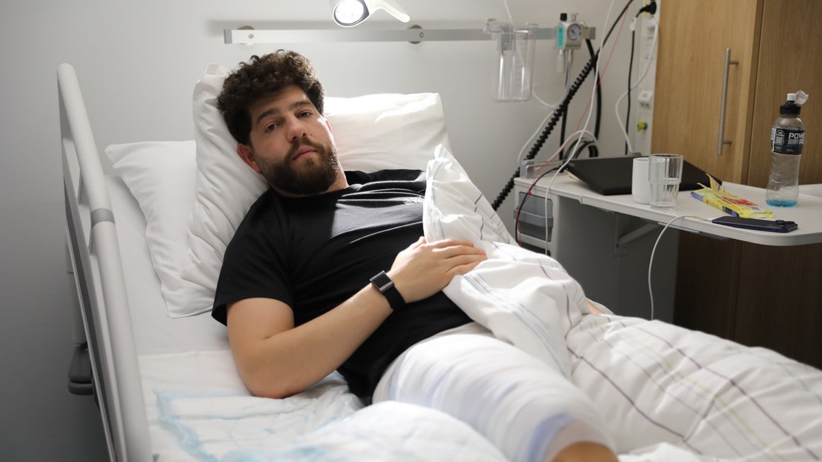 Fikk skrekkskade på fotballkamp