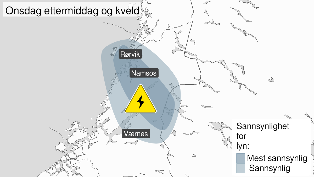 Gult Farevarsel For Lyn Nrk Trøndelag Lokale Nyheter Tv Og Radio