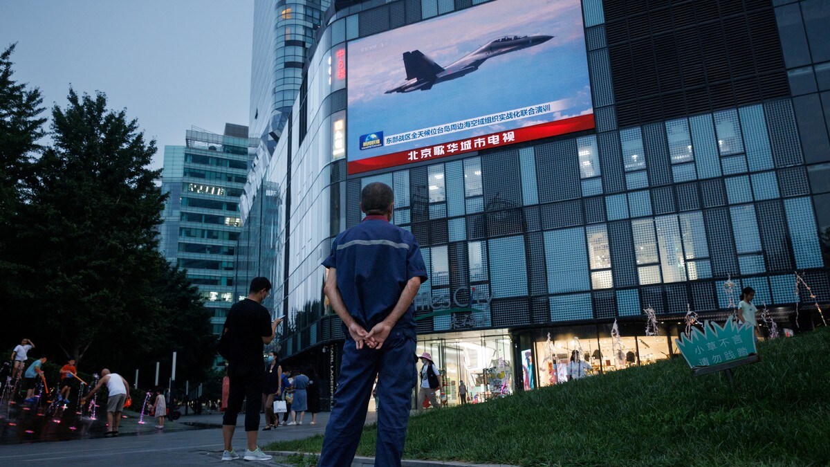 Flere kinesiske krigsfly i Taiwans flyidentifiseringssone
