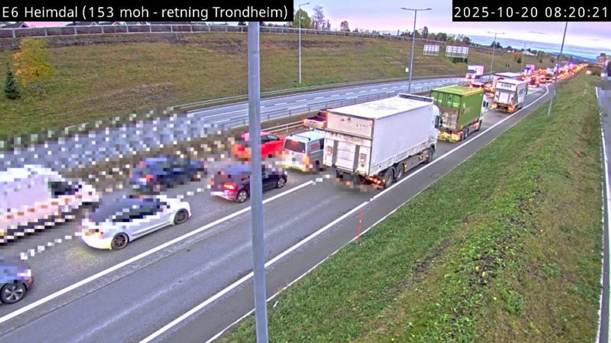 Fem biler kolliderte – E6 åpnet igjen