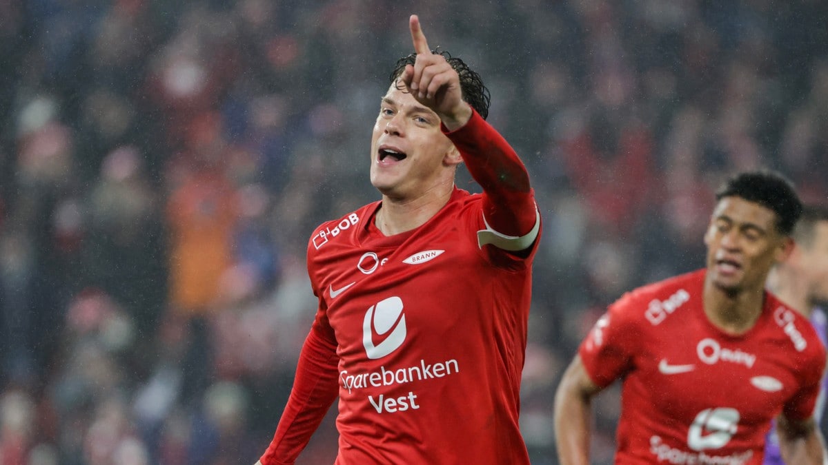 Felix Horn Myhre ble Brann-helt – slo Strømsgodset 2-1