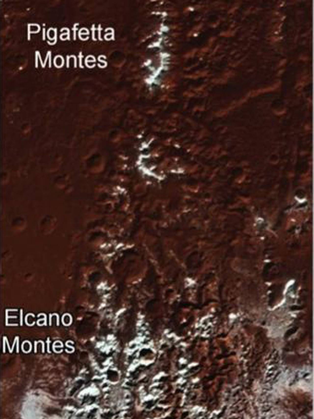 satelittbilder av Pluto