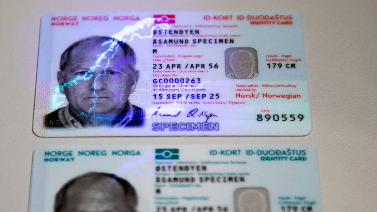 Kjekt å ha: Norges nye ID-kort har kostet 750 millioner kroner 