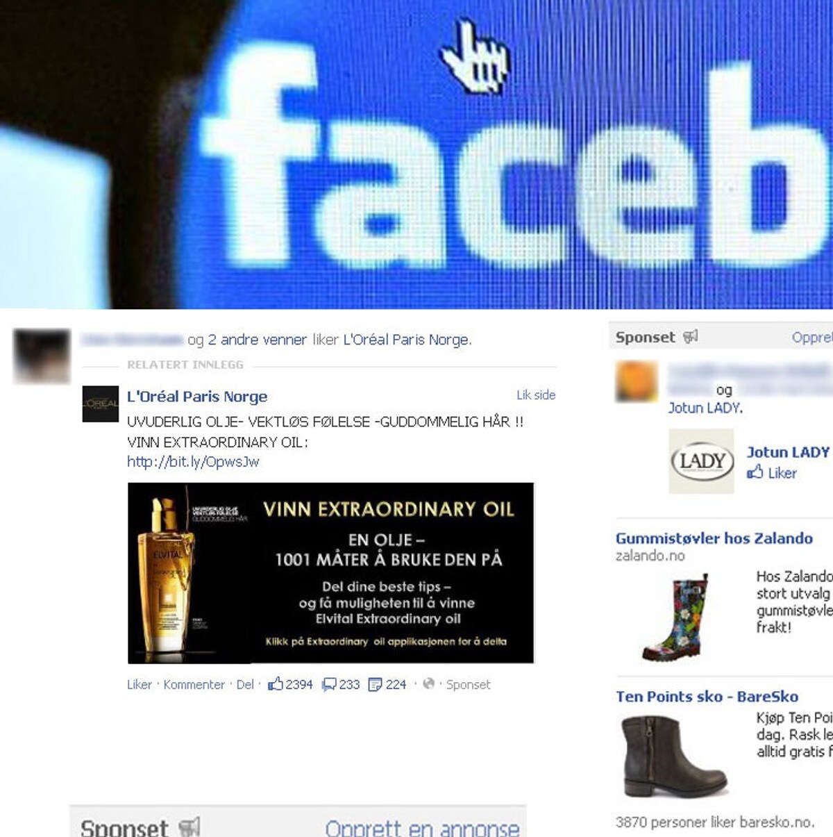 Krever reklameansvar fra Facebook – NRK Kultur og underholdning Ulovlig e post reklame – NRK Kultur og underholdning