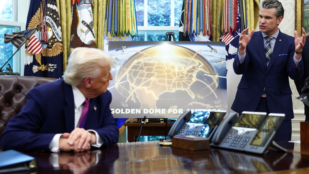 Trump lanserer rakettskjoldet Golden Dome: Kina og Russland reagerer
