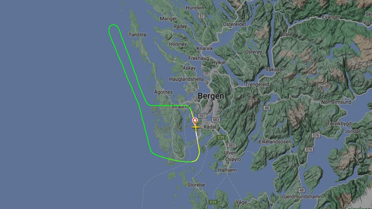 BA: Widerøe-fly måtte snu utenfor Bergen – fikk tekniske problemer