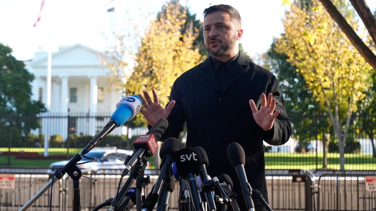 Trump og Zelenskyj møttes: – Nå må vi få det gjort