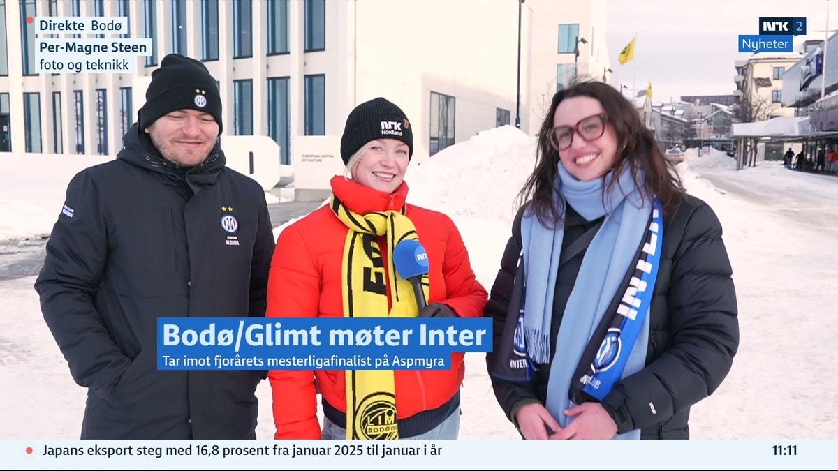 Kryr av italienere i Bodø før storkamp