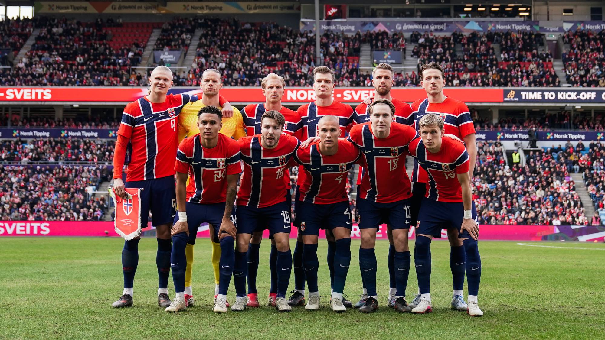 Fotball, privatlandskamp: Norge - Sveits