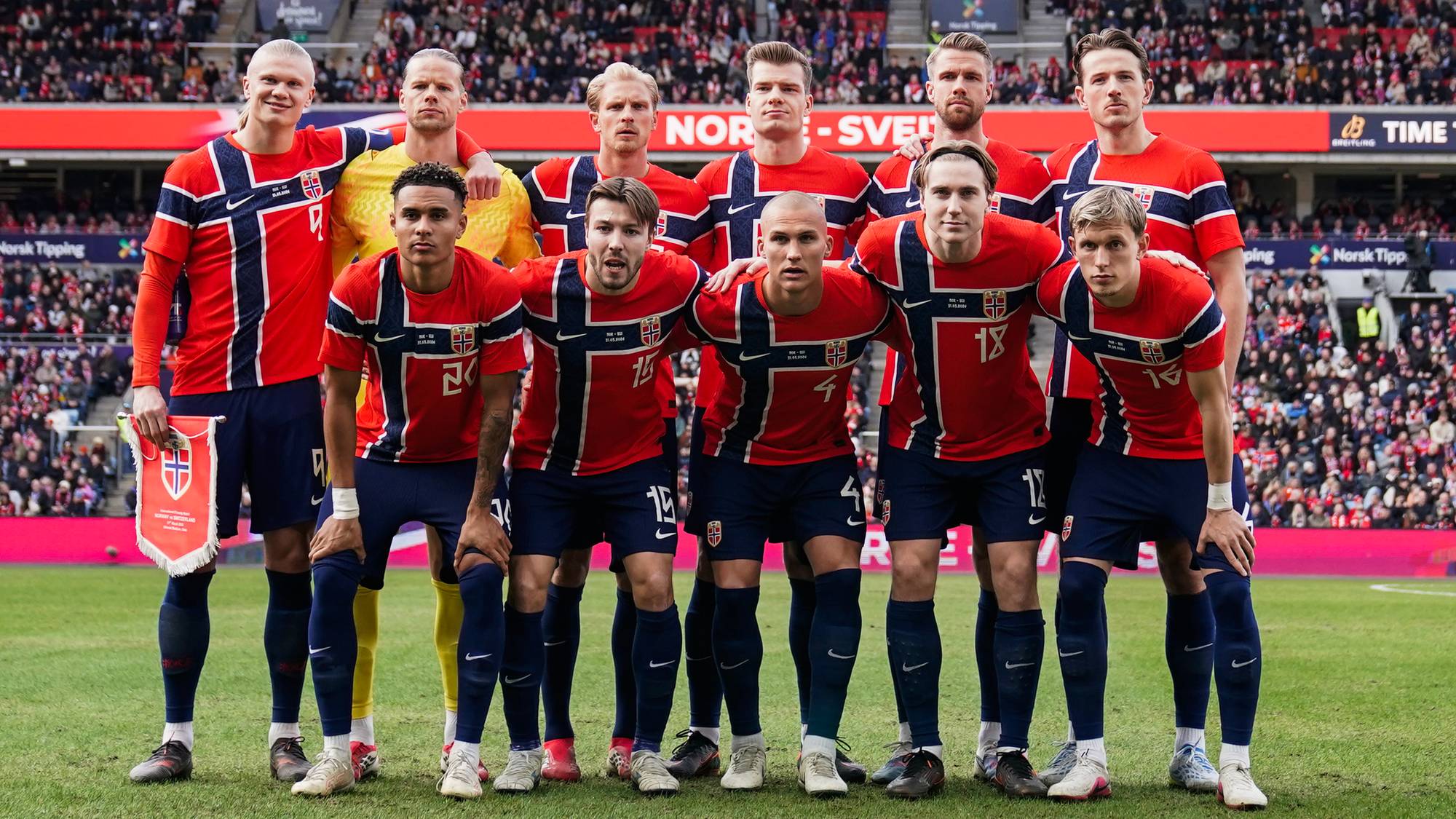 Fotball, privatlandskamp: Norge - Sveits