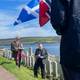 Jan Tore Nilsen / Privat Den norske ambassadøren legger krans på norske krigsgraver på Shetland