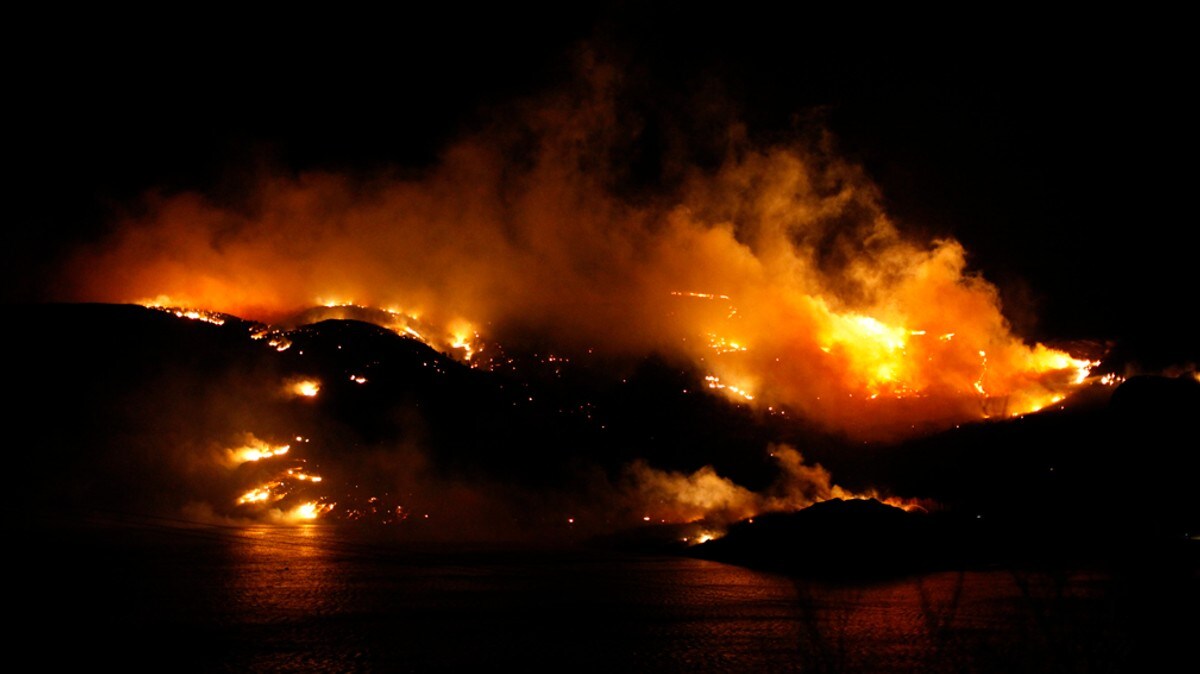 Ti år siden brannen i Flatanger