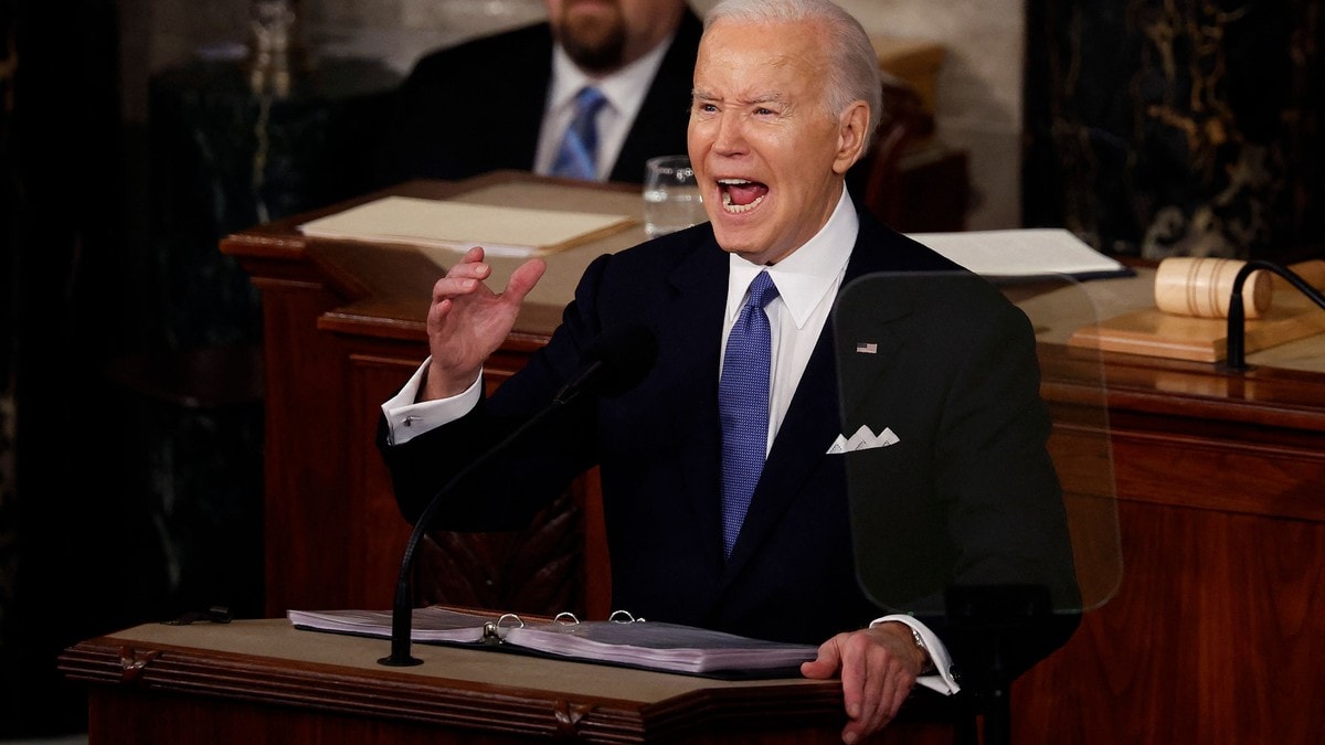 En energisk Biden talte til USA