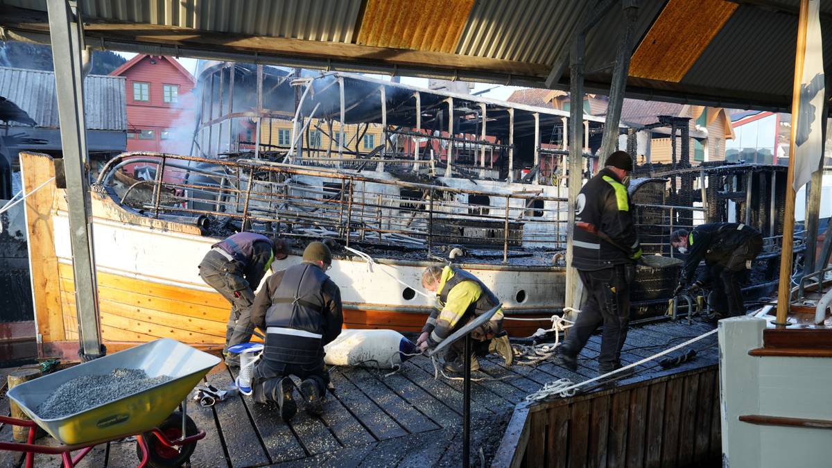Slik ser de historiske båtene ut etter brannen: – Det verste som kunne skje