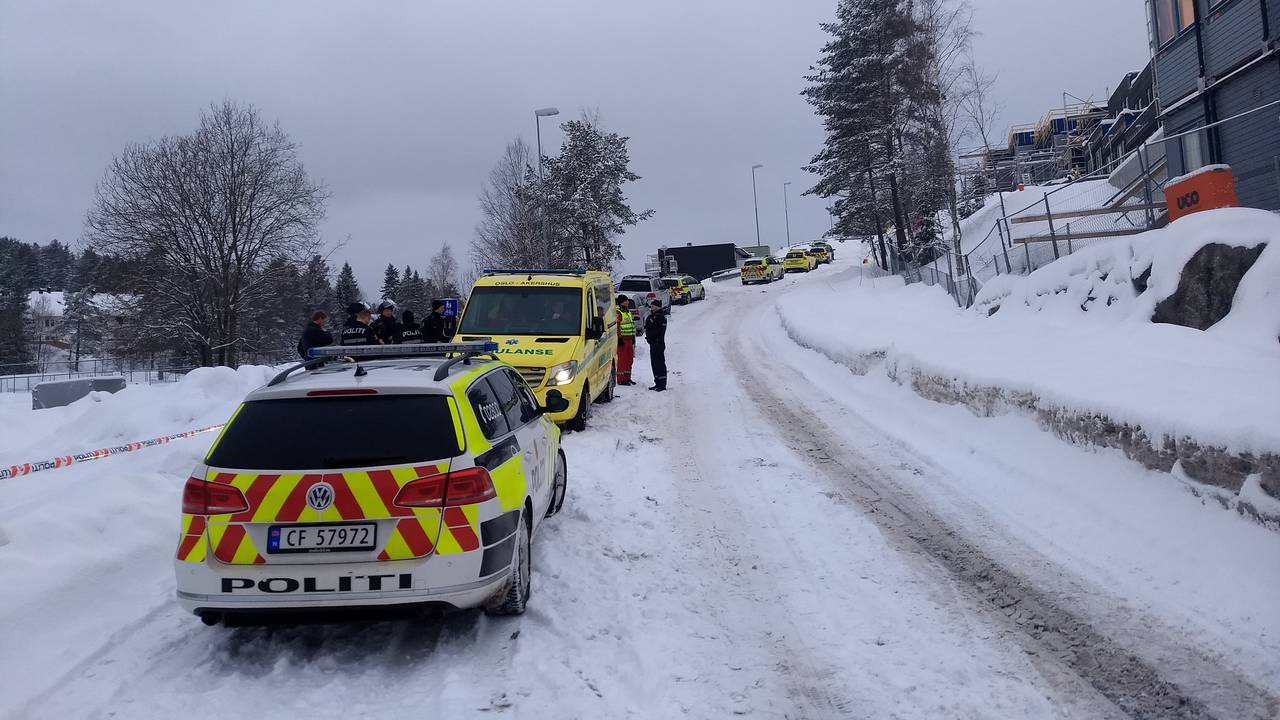 Politibiler på Bjørndal