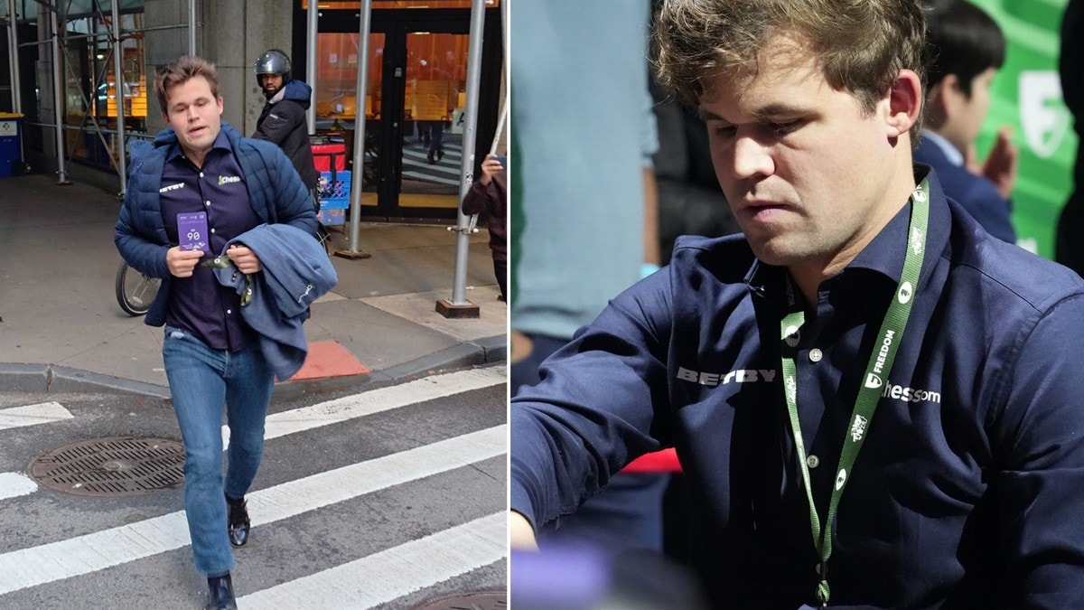 Bildene vekket oppsikt – så våknet Carlsen