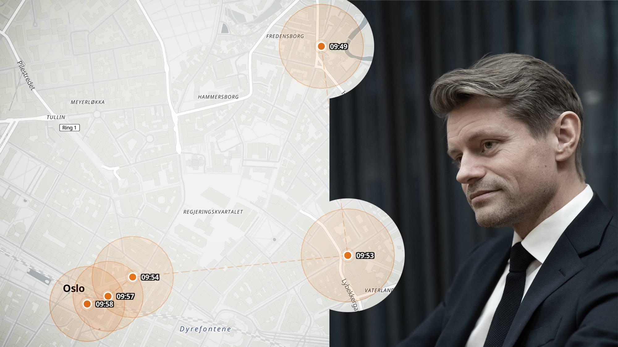 Peter Frølich sporet av NRK på vei til stortinget