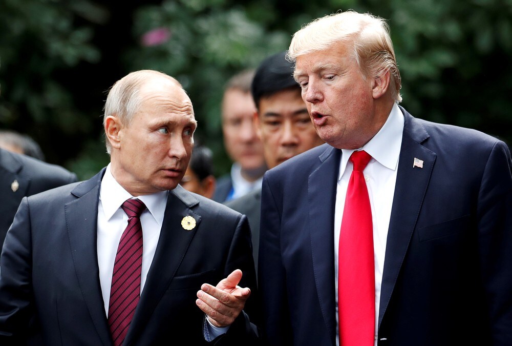 Donald Trump stempler EU og Russland som fiender – dagen før møtet med Vladimir Putin
