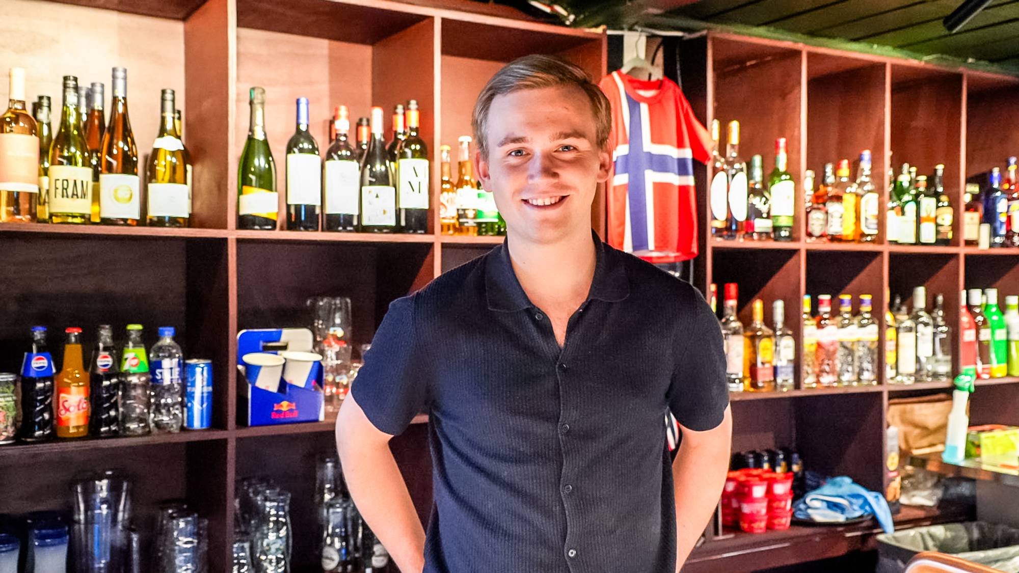 fotballpuben Salongen i Narvik.