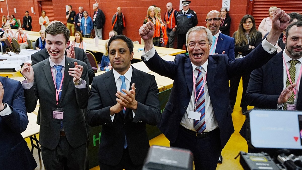 Knallvalg for den britiske populisten Nigel Farage