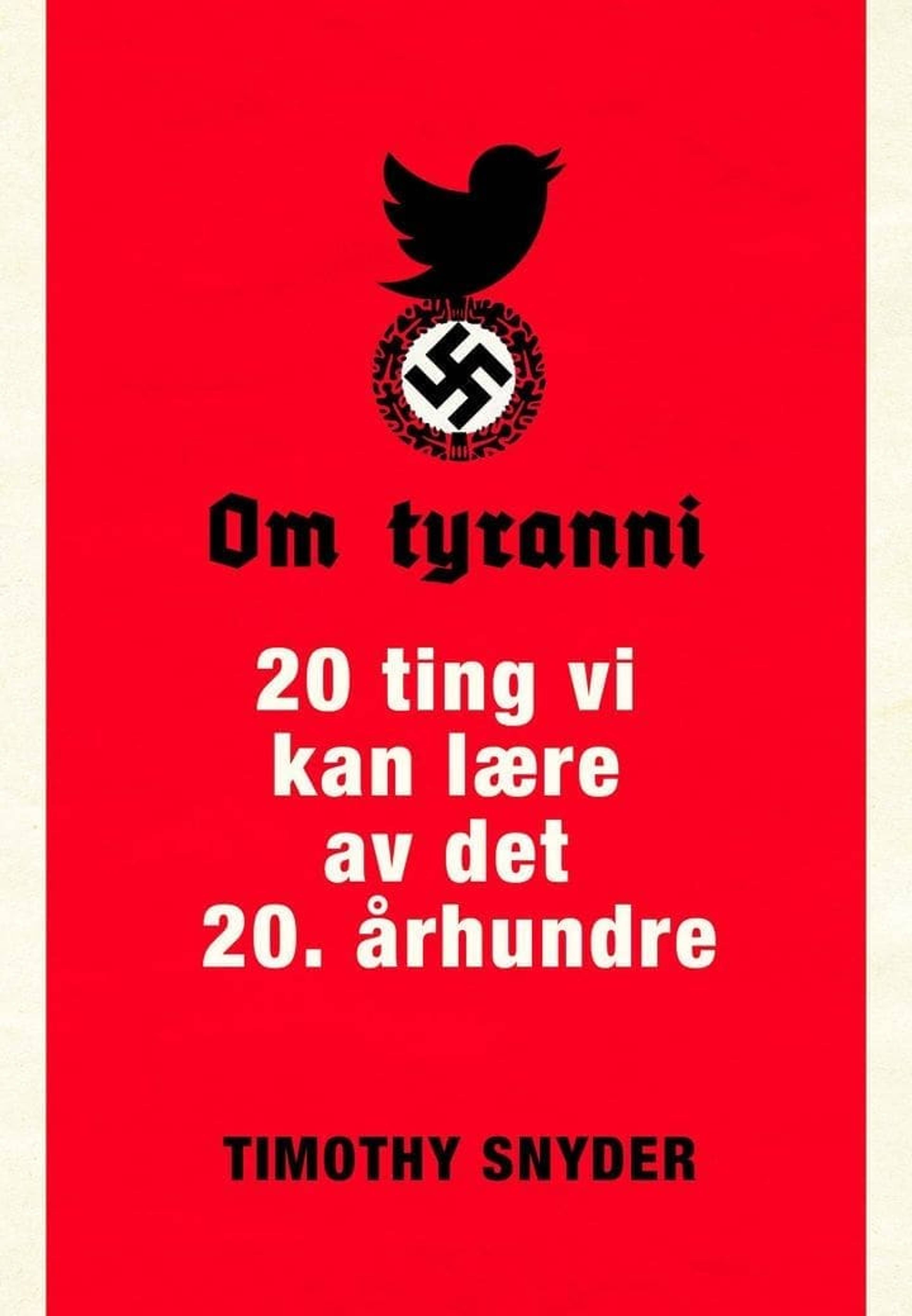 Bokomslaget til Om tyranni