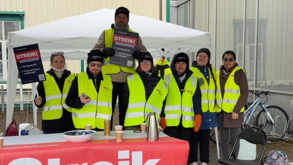 109 tatt ut i streik på Helgeland: – Vi kan holde ut lenge