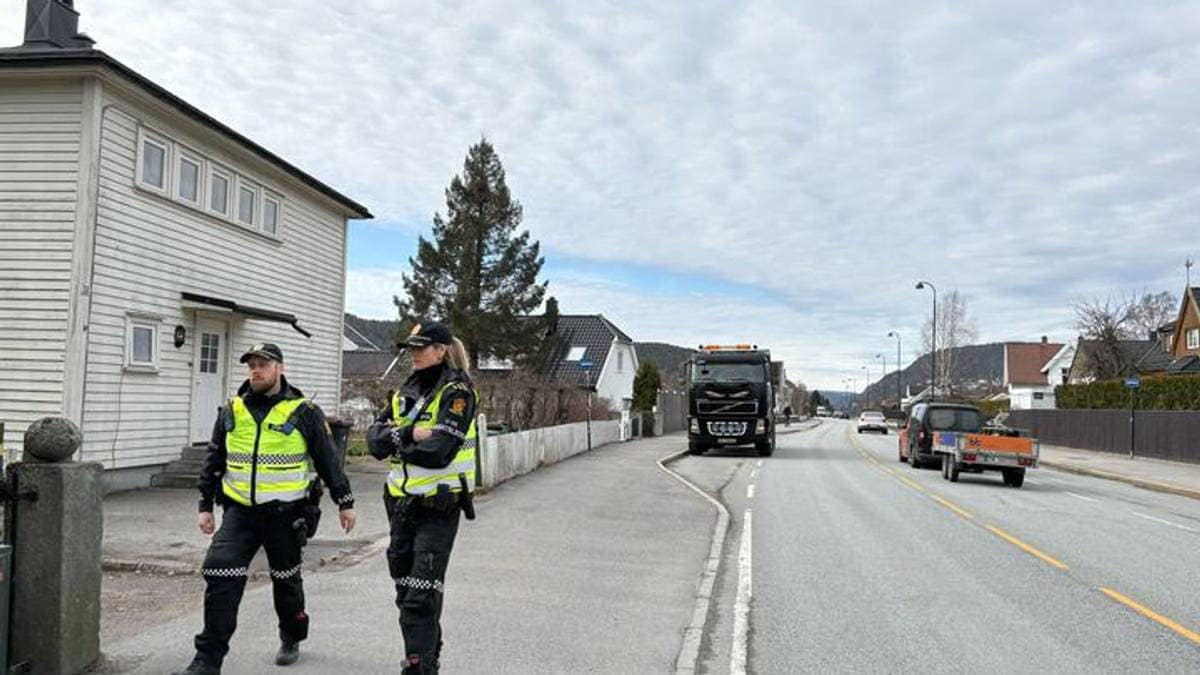 Befaring på ulykkessted – stengt vei