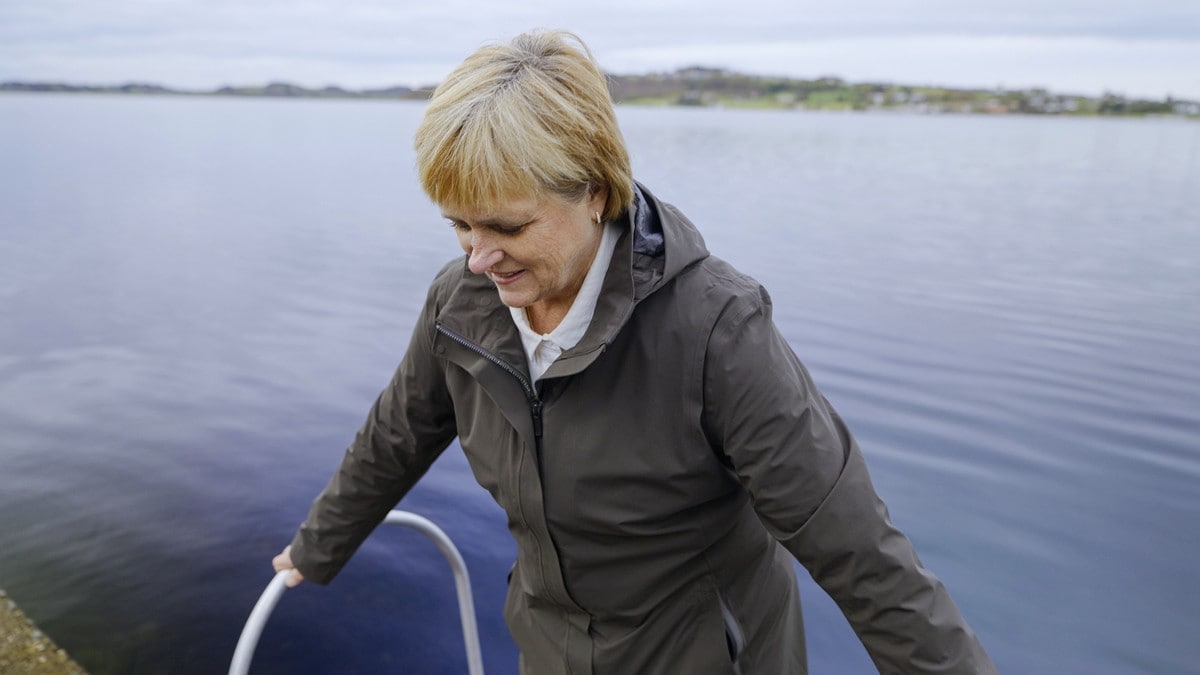 Isbading utløste midlertidig hukommelsestap hos Margreta Vik Stokke