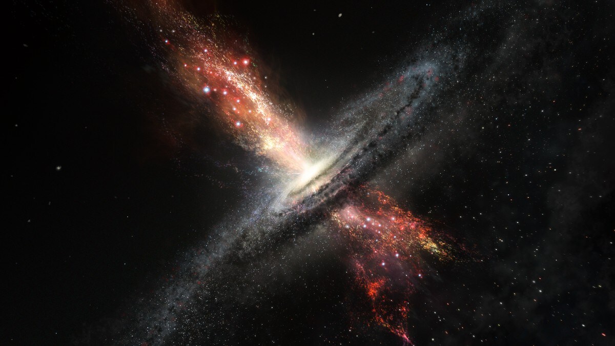 Stjerner fødes i gasser rett ved sorte hull