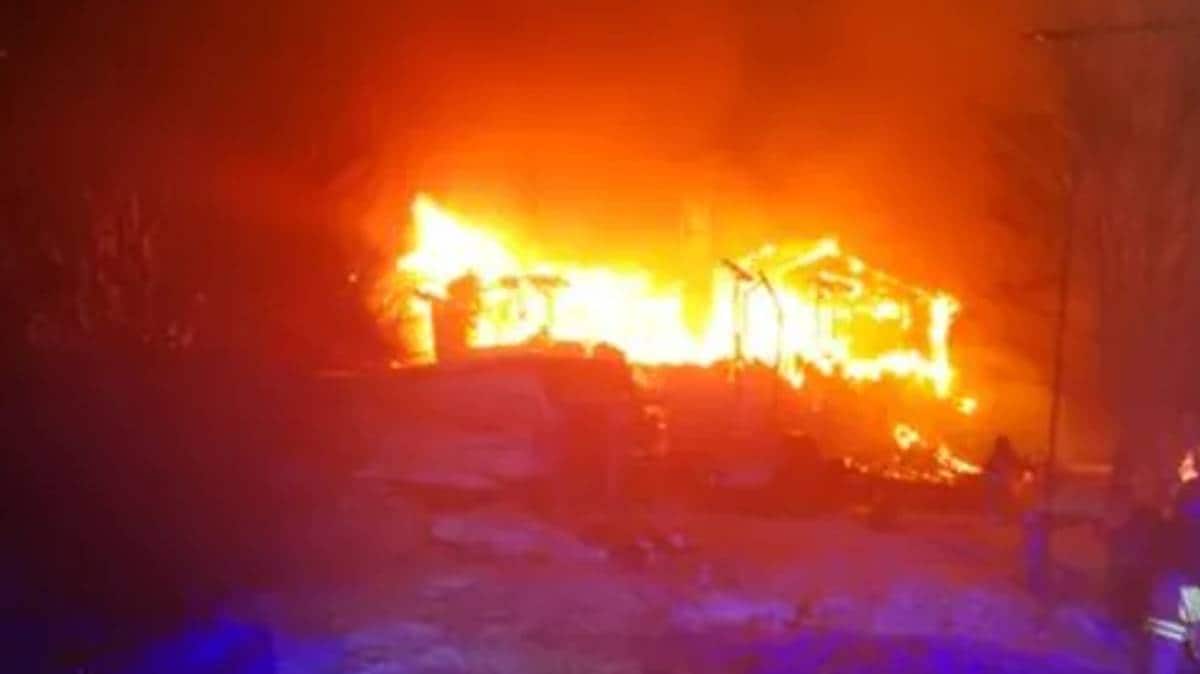 Bolig i full fyr på Bømlo