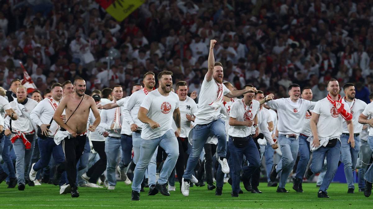 Ville scener i Tyskland etter finalejubel