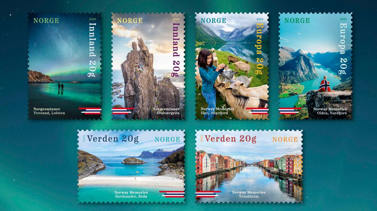 Perle turistiche del Nordland su un nuovo francobollo – NRK Nordland