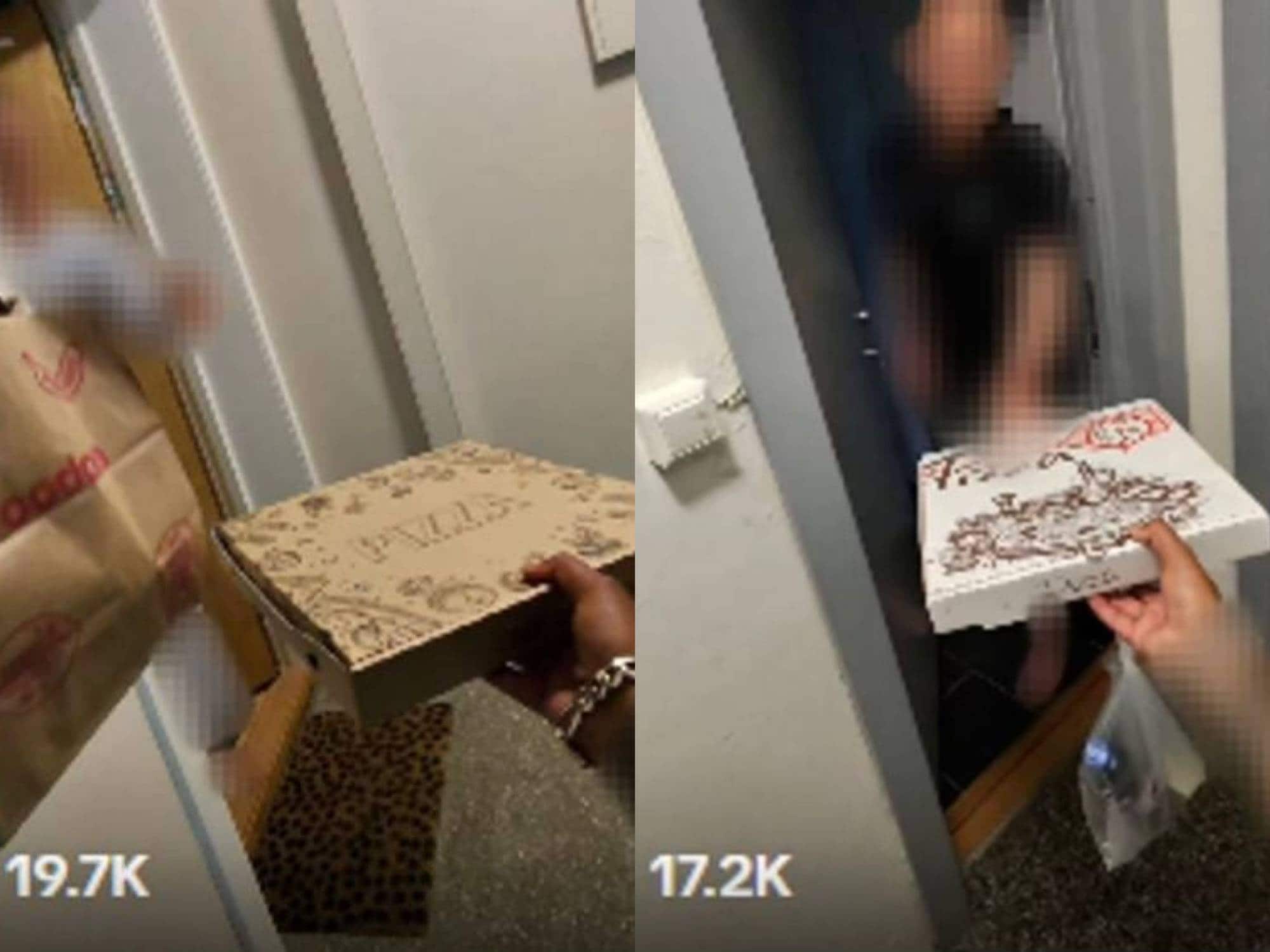 Levering pizza