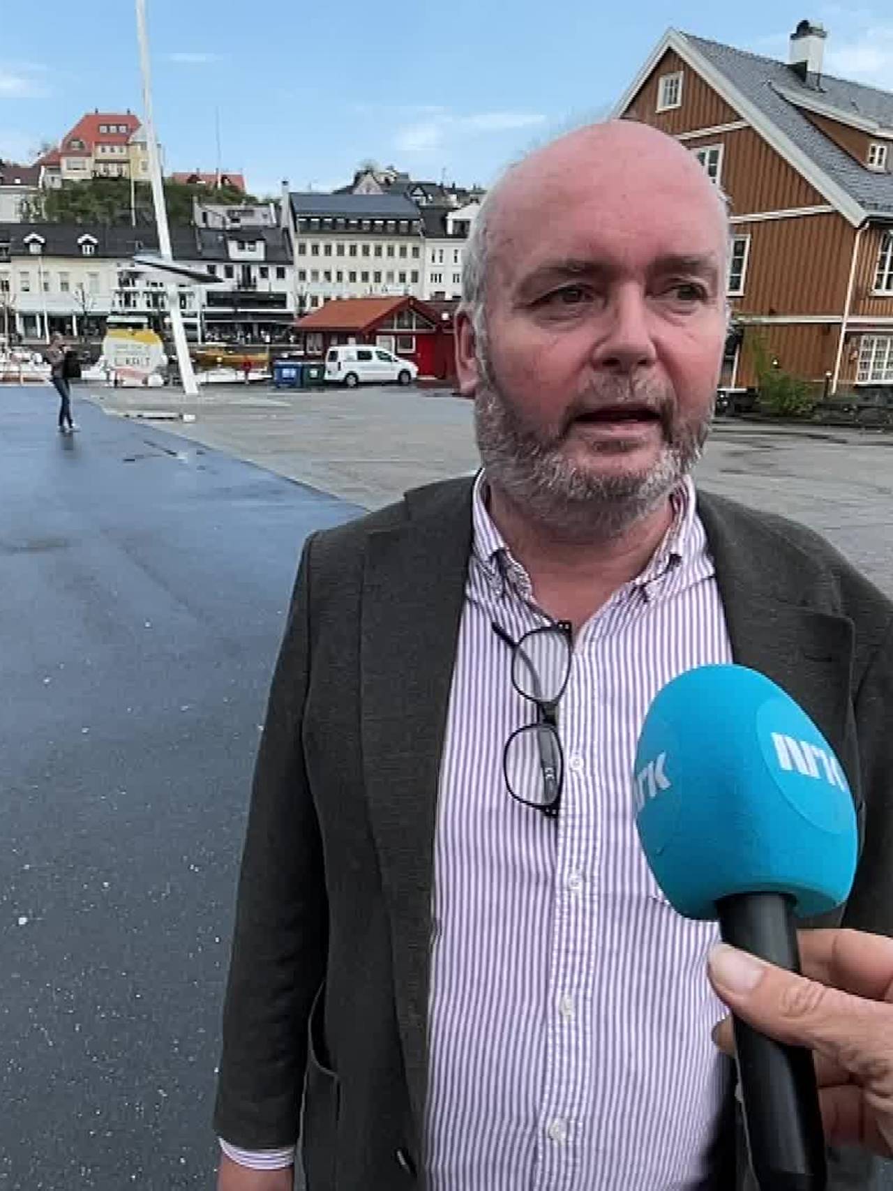 Willy Kristiansen, driver butikk i Arendal