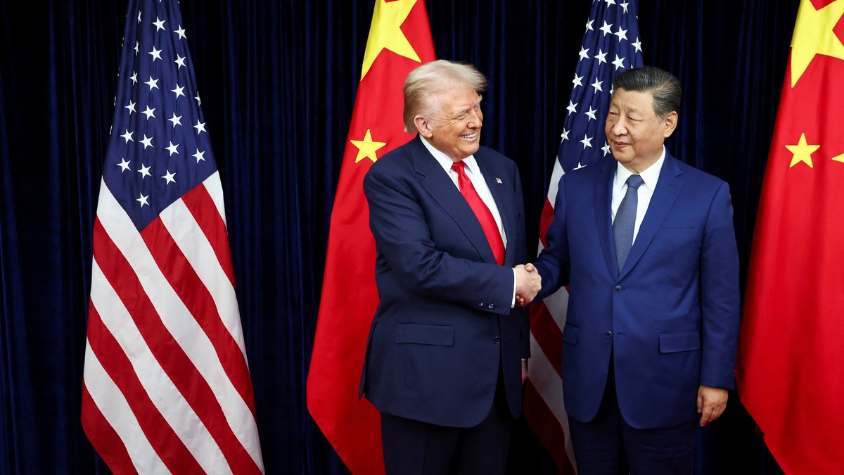 Møtet mellom Trump og Xi er i gang