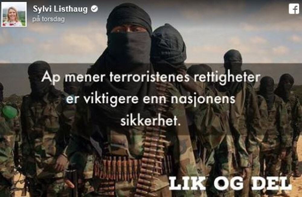 Kilder til NRK: Frp vurderer omkamp om lovforslaget som ledet til Listhaugs avgang