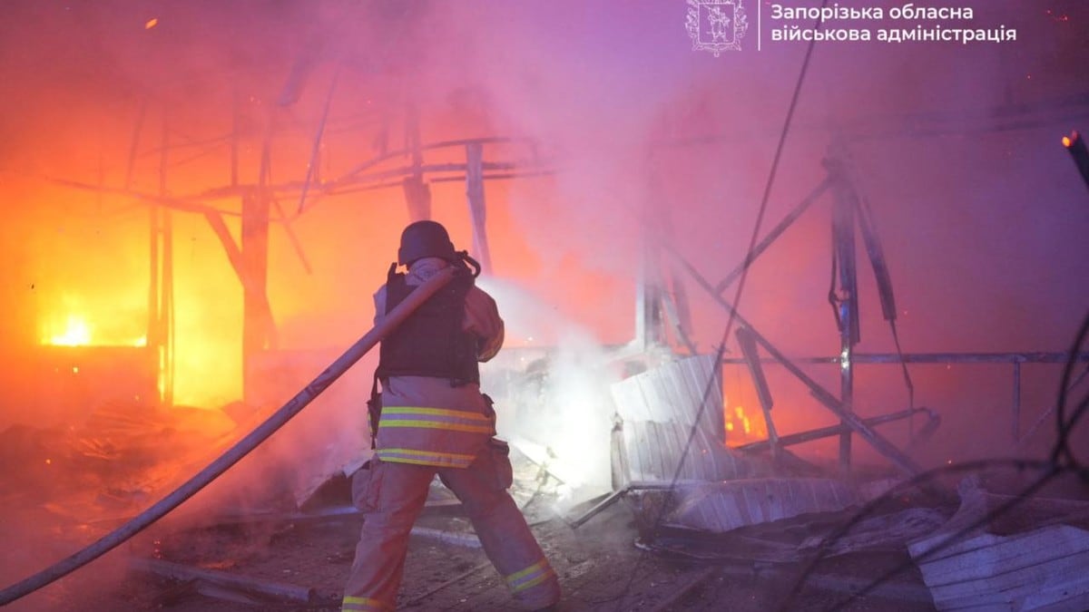 Fem personer drept i russisk angrep i Zaporizjzja