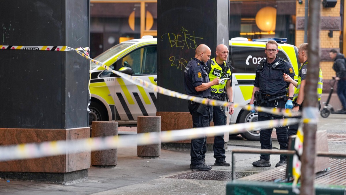 To personer pågrepet etter knivstikking i Oslo sentrum