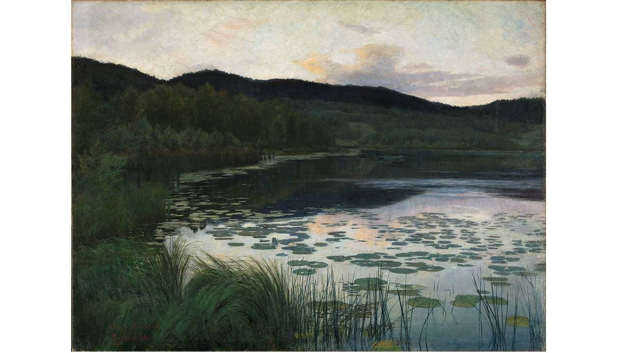 Sommernatt» fra 1886 av Kitty Kielland