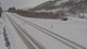 Statens vegvesen Et trafikkamera viser lett snødekke på E8