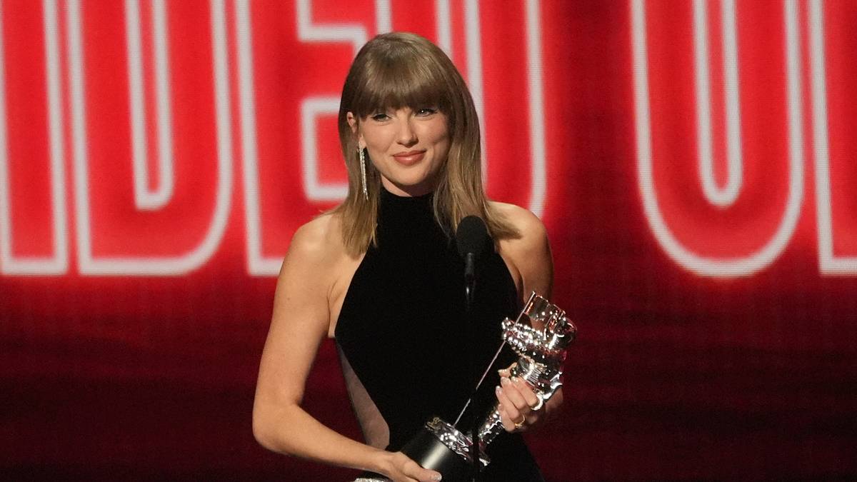 Taylor Swift satte prisrekord under MTV-utdeling