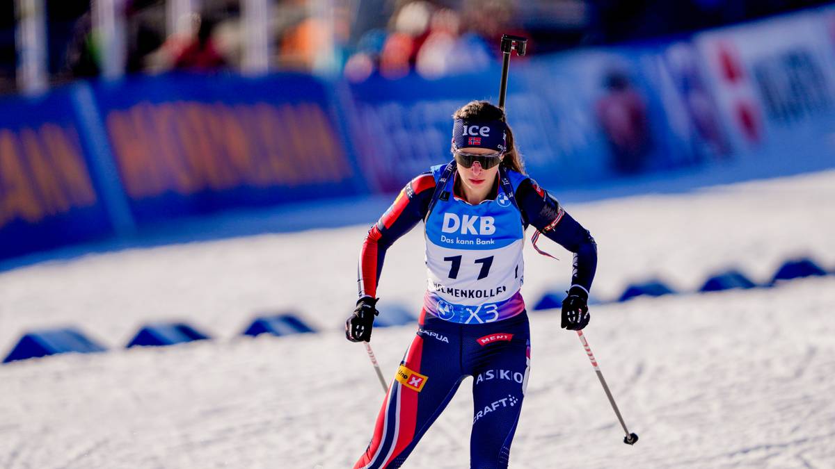 Pallen glapp for Ida Lien i Holmenkollen